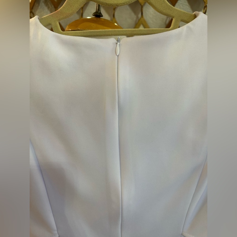 Grace Karin Classic White Dress - Picture 7 of 8